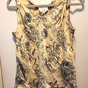 Talbott silk tank